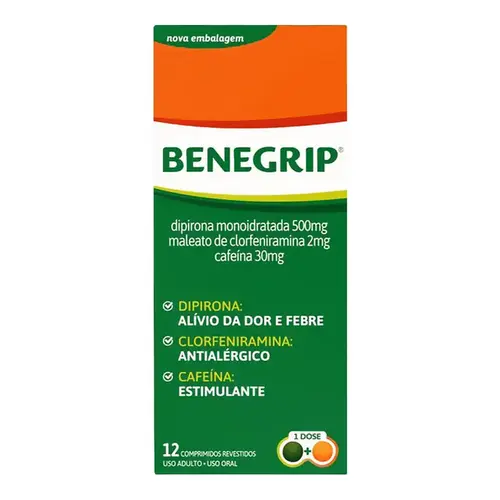 Benegrip 12 Comprimidos