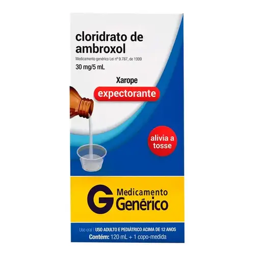 Cloridrato de Ambroxol 6mg/ml Xarope com 120ml - Cimed - Genérico