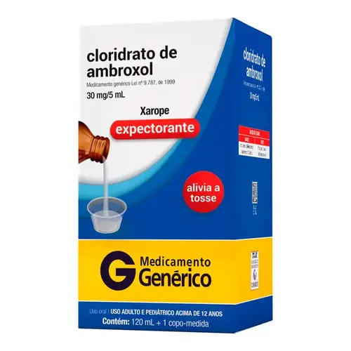 Cloridrato de Ambroxol 6mg/ml Xarope com 120ml - Cimed - Genérico