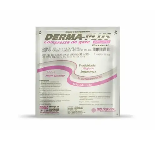 Compressa de Gaze Estéril Derma-Plus - 10 Unidades