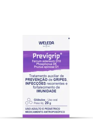 Previgrip Weleda Glóbulos com 20g