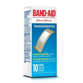Curativo Band-Aid Transparentes 10 Unidades