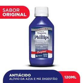 Leite de Magnésia de Phillips Sabor Tradicional 120ml