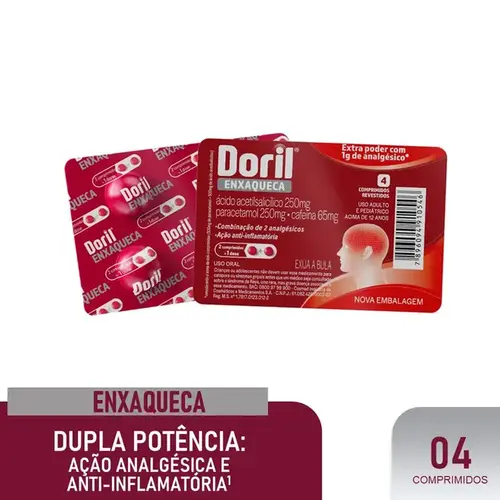 Doril Enxaqueca - 4 Comprimidos