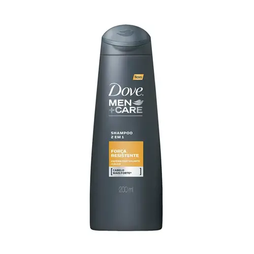 Shampoo Dove Men+Care 2 em 1 Força Resistente 200ml