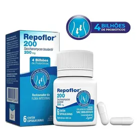 Repoflor 200mg 6 Cápsulas