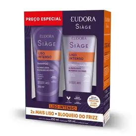 Kit Eudora Siàge Liso Intenso Shampoo 250ml + Condicionador 125ml