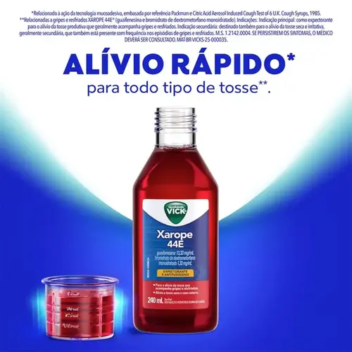 Vick Xarope 44E com 120ml