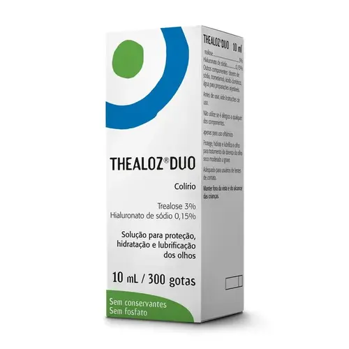 Thealoz Duo 3% 10ml - Solução Oftálmica