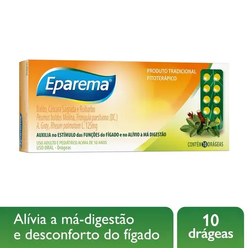 Eparema 125mg 10 Drágeas