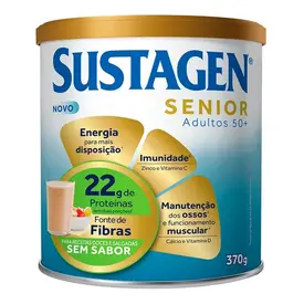 Complemento Alimentar Sustagen Senior Adultos 50+ Sem Sabor 370g