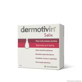 Sabonete em Barra Dermotivin Salix Pele Oleosa e Acneica 90g