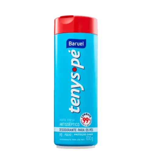 Talco Desodorante para os Pés - Tenys Pé Baruel Pó Menta Fresh 100g