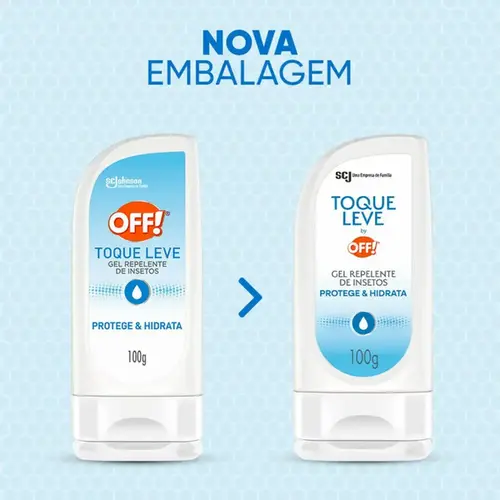 Repelente de Insetos OFF! - Toque Leve Icaridina Gel 100g