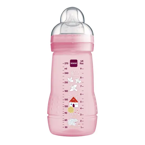 Mamadeira MAM Easy Active Rosa 2M+ 270ml