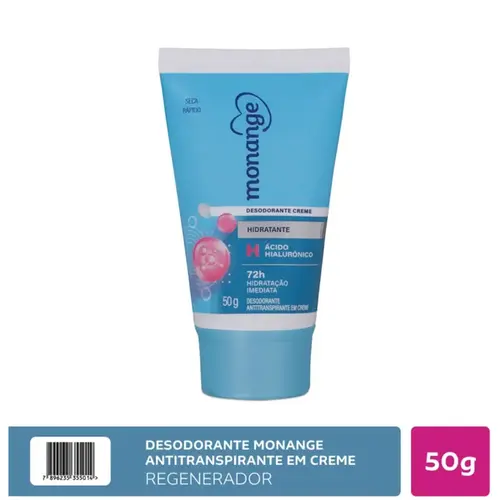 Desodorante em Creme Monange Hidratante Nutritivo 50g