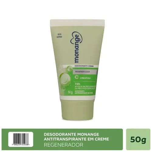 Desodorante em Creme Monange Regenerador Intensivo 50g