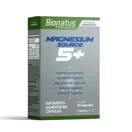 Magnesium Source 5+ - 60 Cápsulas