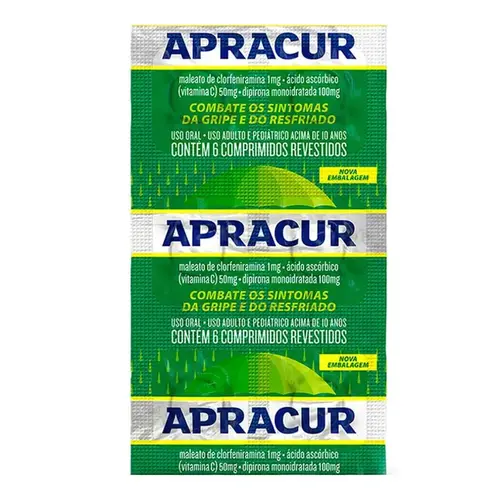 Apracur 6 Comprimidos