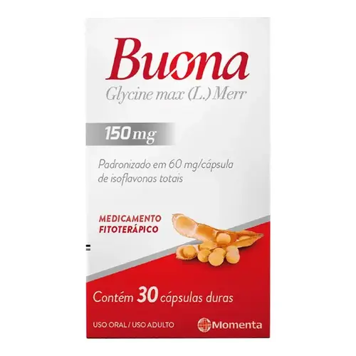 Buona Glycine Max L Merrill 150mg 30 Cápsulas