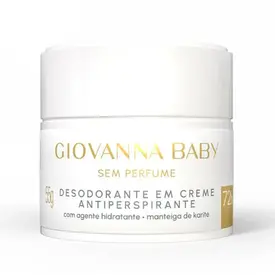 Desodorante Em Creme Antitranspirante Giovanna Baby Sem Perfume 55g