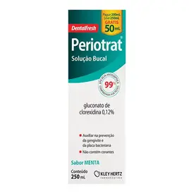 Solução Bucal DentalFresh Periotrat Menta 250ml