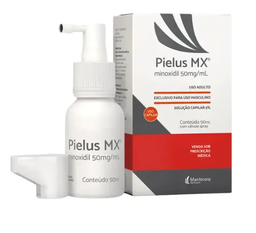 Pielus MX 50mg/ml - Solução Capilar - Spray com 50ml