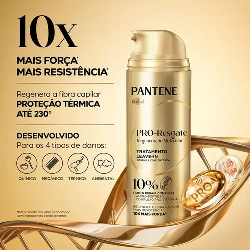 Leave-In Pantene Tratamento Regeneração Molecular 150ml