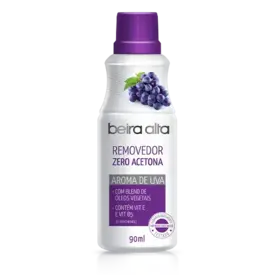 Removedor de Esmalte Beira Alta Zero Acetona Aroma Uva 90ml