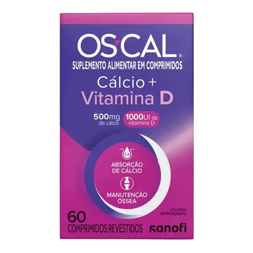 Oscal D 1.000UI + 500mg - 60 Comprimidos