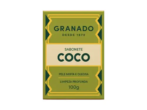 Sabonete em Barra Granado Coco Pele Mista e Oleosa 100g