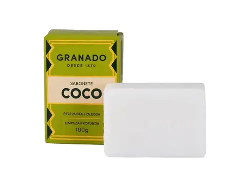 Sabonete em Barra Granado Coco Pele Mista e Oleosa 100g