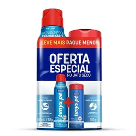 Kit Tenys Pé 100g + Aero Jato Original 92g