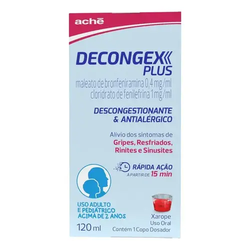 Decongex Plus - Xarope com 120ml