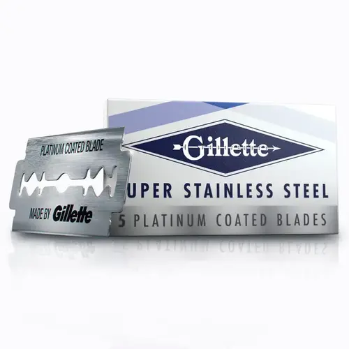 Lâmina de Barbear - Gillette Platinum Duplo Fio com 5 Unidades