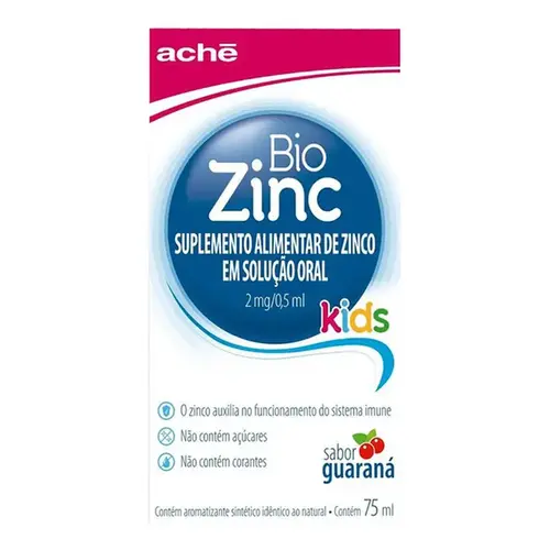 Suplemento Alimentar Infantil - Biozinc Kids 75ml