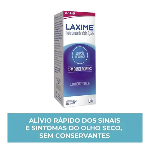 Laxime 1,5g 10ml - Lubrificante Oftálmico - Aché