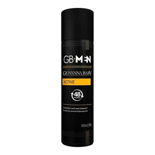 Desodorante Masculino Giovanna Baby Men Active Antitranspirante Aerossol  150ml