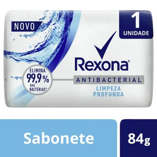 Sabonete em Barra Rexona Antibacterial Limpeza 84g