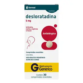 Desloratadina 5mg 30 Comprimidos - Germed - Genérico
