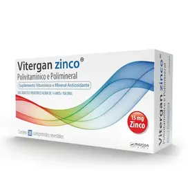 Vitergan Zinco 30 Comprimidos