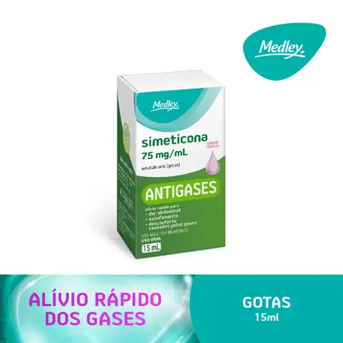 Simeticona Genérico Medley 75mg Gotas 15ml