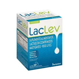 LacLev 9000 FCC ALU Sabor Baunilha 30 Comprimidos