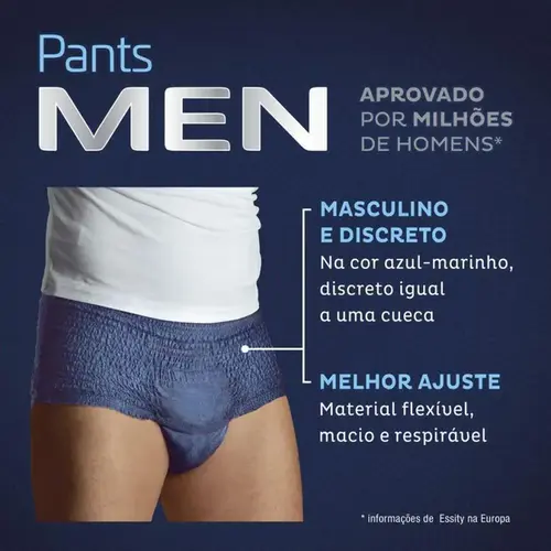 Cueca Descartável Tena Pants Men G/EG 16 Unidades
