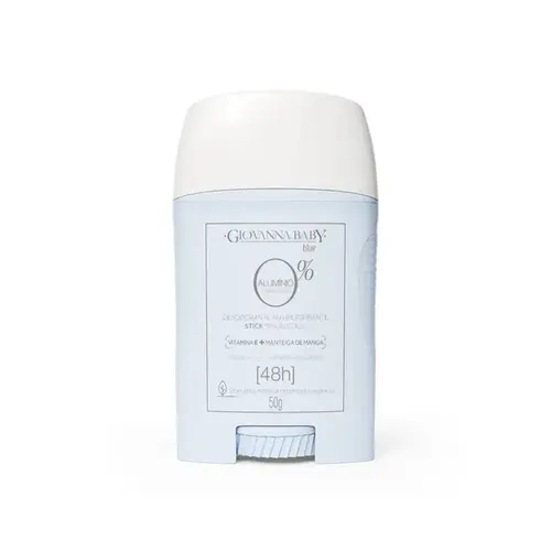 Desodorante Stick Giovanna Baby Blue 0% Alumínio 50g