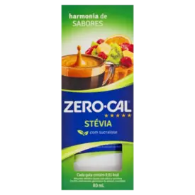 Adoçante Líquido Zero-Cal Stévia 80ml