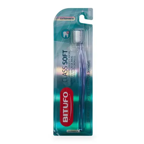 Escova de Dente Bitufo Class Soft Extramacia Protetor de Cerdas 1 Unidade