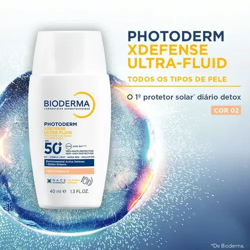 Protetor Solar Photoderm XDefense Ultra Fluid FPS60 Cor02 40ml