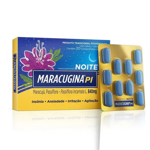 Maracugina PI Noite 840mg - 20 Comprimidos