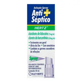 Antisséptico Spray Hertz 50ml